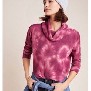 NEW Anthropologie Maeve Tie Dye Thermal Top